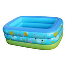 FHISD Inflatable Cartoon Swimming Pool Round Garden Party Outdoor Gift for Kids -120cmx90x36cm (Color : 120cmx90x36cm)