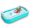 FHISD Outdoor Large 3 m Swimming Pool Family Foldable Drama Water Bath Pool