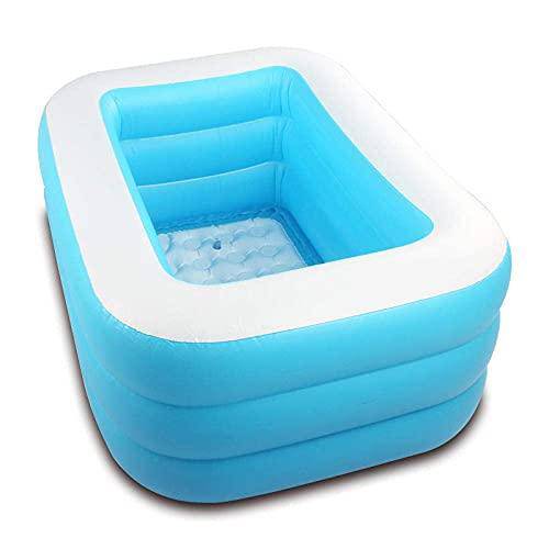 FHISD Pool Kids Garden Summer Inflatable,Sturdy Foldable Swimming Pool Bathtub,Child Inflatable Pool, Outdoor Play Pool-1.5M-2 Floors