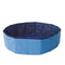 FHISD Tub Durable Paddling Kids Pool,Foldable Swimming Pool Folding Bath Pool,Outdoor pet Pool, PVC Folding Pool-Blue_140 x 30cm