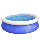 FHISD Tub Durable Paddling Kids Pool,Foldable Swimming Pool Folding Bath Pool,Thicken Swimming Pool, Circular Inflatable pool-180 x 73cm