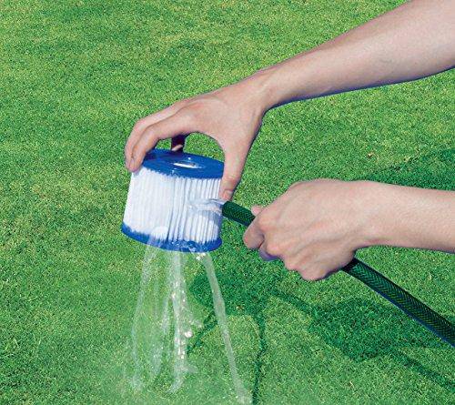 Filter Cartridge Bundled w/ Vinyl Round Cover & Inflatable Kid Swimming Pool