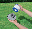 Filter Cartridge Bundled w/ Vinyl Round Cover & Inflatable Kid Swimming Pool