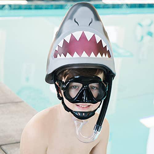 shark helmet goggles Fin Fun Snorkimals Shark Snorkel & Goggles Swim Toy