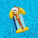 Floating Bed 135x90CM,PVC Giant Inflatable Pool Float Rafts Outdoor Swimming Pool Inflatable Float Toy Floatie Lounge Toy for Children and Adults