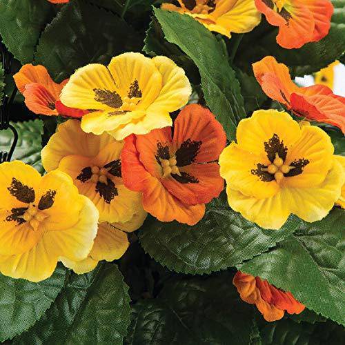 Fox Valley Traders Fully Assembeld Pansy Hanging Basket by OakRidgeTM