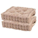 Fox Valley Traders Natural Tufted Booster Cushion Set of 2