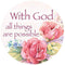 Fox Valley Traders Religious Floral Stickers, Set of 144