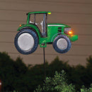 Fox Valley Traders Solar Metal Tractor Yard Stake by Maple Lane Creations