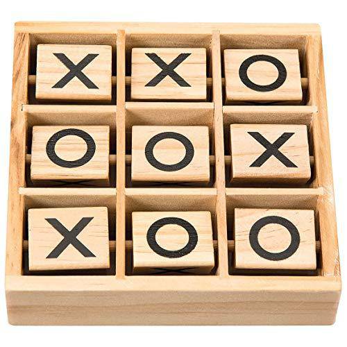Fox Valley Traders Wooden Tic Tac Toe Game