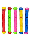 fregthf Pool Diving Sticks, 5PCS, Underwater Multicolored Kids Summer Funny Water Games Toys Set