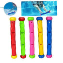 fregthf Pool Diving Sticks Underwater Multicolored Kids Summer Funny Water Games Toys Set 5PCS