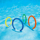 Fullsexy Underwater Swimming Pool Diving Rings, Diving Sticks Toys for Kids Gift Set, Training Dive Rings Sticks Toys for Learning to Swim (B1)
