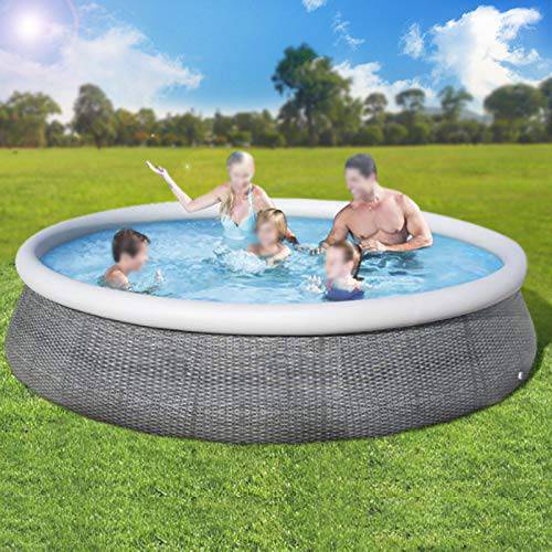 13 Round Pool funchic 13ft x 33in Round Above Ground Swimming Pool with Filter Pump