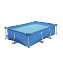funchic 8ft.6inx 67in x 24in Rectangular Above Ground Swimming Pool,Blue