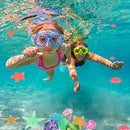 G.C Dive Gem Pool Toys Treasure Chest Colorful Sinking Gem Pirate Diving Toys Set Summer Underwater Swimming Toy Set Games for Kids (Random Color)