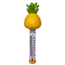 GAME 13027-BB Pineapple Spa and Pool Thermometer Shatter-Resistant Casing Tether Included, Fahrenheit and Celsius, 9-in Height x 3-1/2-in Diameter, Old Version