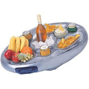 GBENM Inflatable Floating Drink Holder with 8 Holes Large Capacity & Transparent Material,Accessories for Pools & Hot Tub