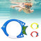 GIFZES Pool Toys 3Pcs Diving Fish Ring Cartoon Safety, Swimming Pool Training Ring Underwater Rings Dive Toys for Kids 3Pcs/Set