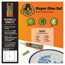 Gorilla Super Glue Precise Gel, 15g, Clear, (Pack of 1)