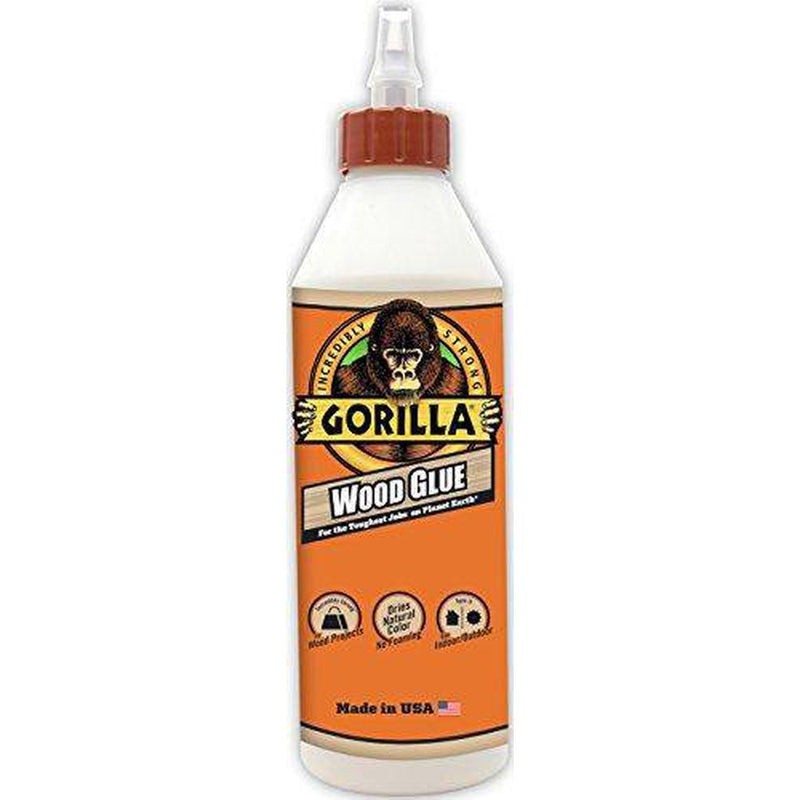 Gorilla Wood Glue, 18 ounce Bottle, (Pack of 1)