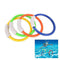 guizhoujiufu Pool Tools 4Pcs Dive Rings Swimming Pool Diving Game Kid Underwater Diving Ring Sport Diving Buoys