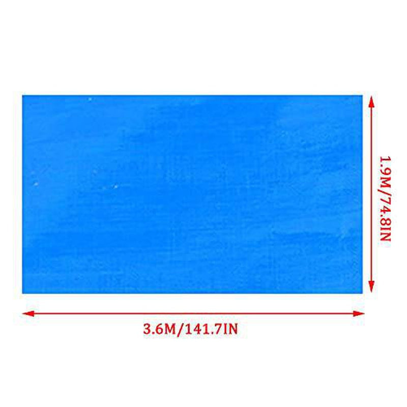 GUTT Swimming Pool Squar Insulation Film，Inflatable Swimming Pool Mat Insulation Film，Keep Swimming Pool Water Unblocked,Perfect Choice for Above-Ground or Underground Round Pools