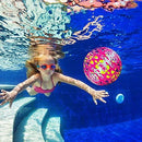 Gyrategirl Swimming Pool Ball, 9 inch Watermelon Inflatable Ball Swimming Pool Game Pool Ball for Under Water Passing Dribbling for Teens Kids or Adult (Gradient Style)