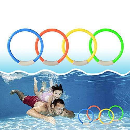 Hahepo Diving Toys, 37 Pieces Underwater Pool Toy Set Swimming Pool Toy Fish Algae Floating Toys Summer Fun for Kids