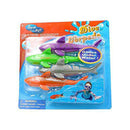 haomsj Swimming Pool Toys Dive Torpedo-Shark （4-Pack）