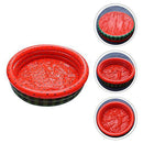 Happyyami 2pcs Watermelon Inflatable Swimming Pool Paddling Pool Portable Inflatable Water Game Play Center for Kids