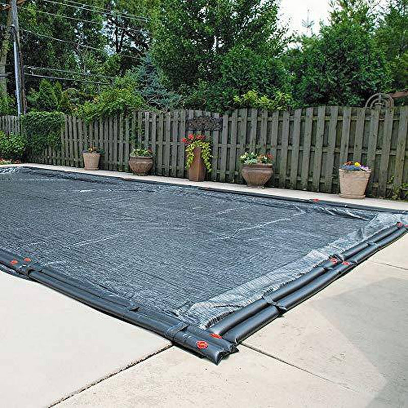 Harris Pool Products Commercial-Grade Water Tubes/Bags for In-Ground Pools | Up to 24-Gauge Super-Duty UV-Protected Vinyl Material (8' Super Duty 24-Ga. Double Chamber - 6 Pack, Black)