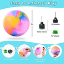 Hekaty Swimming Pool Ball for Kid Adult Underwater ball for Pool Games for Beach Pool Toys for Kid 8-12 Swimming Ball Toy 9.84'' Inflatable Ball for Pool Beach Ball with Water Adapter Water Ball Gifts