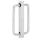 HelloCreate 51mm Slide Buckle, Stainless Steel Slide Buckle Strap Belt Keeper Diving Accessory