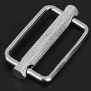 HelloCreate 51mm Slide Buckle, Stainless Steel Slide Buckle Strap Belt Keeper Diving Accessory