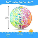Hiboom Swimming Pool Toys Ball, Underwater Game Swimming Accessories Pool Ball for Under Water Passing, Dribbling, Diving and Pool Games for Teens, Adults, Ball Fills with Water (Water Color)