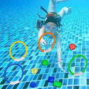 Hobbylane Pool Toys, Diving Glasses Diving Rings Pool Torpedoes Underwater Treasures Water Blasters Seaweeds Squids, 22 PCS Variety Pool Swimming Toys Gift Set for Kids for Summer Game Toys