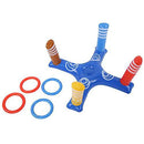 Hozee Pool Toss Game, Convenient Inflated and Deflated Quickly Floating Toss Game for Summer Swimming Pool(Blue Cross Ferrule)