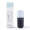 IDEAKING WIDESTEP Nano Mist Sanitizer Spray USB Handy Atomization Machine - Portable Nano Facial Mist Sprayer Pocket Humidifier Mobile and Personal Care Hydrating Calm Makeup Moisturizing (Black)