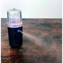 IDEAKING WIDESTEP Nano Mist Sanitizer Spray USB Handy Atomization Machine - Portable Nano Facial Mist Sprayer Pocket Humidifier Mobile and Personal Care Hydrating Calm Makeup Moisturizing (Black)