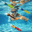 ILBB 19 Pcs Diving Toy Set, Diving Rings + Torpedoes + Seaweeds + Pirate Treasures Toy Kit for Kids