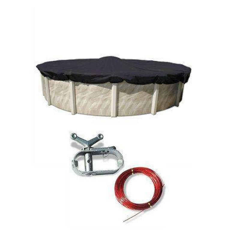 In The Swim 24 Foot Round Above Ground Swimming Pool Winter Cover - 10 Year Warranty