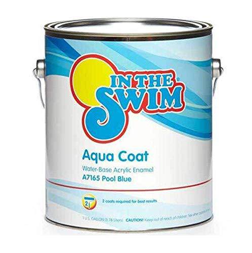 In The Swim Aqua Coat Water-Base Swimming Pool Paint - Dark Blue 1 Gallon