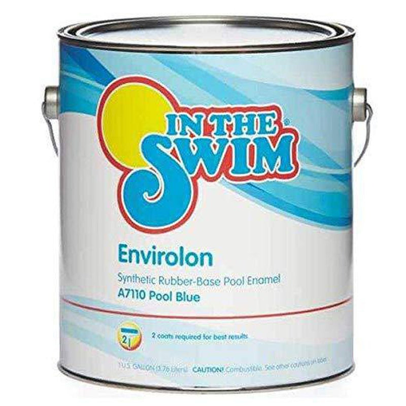 In The Swim Envirolon Rubber-Base Pool Paint - Black 1 Gallon