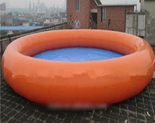 Inflatable 0.9mm PVC Outdoor Patio Above Ground Swimming Pool with Pump New (6m(D) x 0.80m(H))