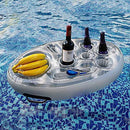 Inflatable 8-Hole Tray Inflatable Drink Holder Inflatable Floating Drink Holder with 8 Holes Large Capacity & Transparent Material,Drink Float for Pools & Hot Tub,27.56x19.68inch