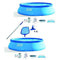 Inflatable Above Ground Swimming Pool (2 Pack) Bundled w/ Maintenance Kit