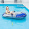 Inflatable Boat with Paddle Oars 60 in- Portable Fishing Boat Adults and Kids Sports Easy Inflated Canoe, Durable Thicken Kayak Dinghy with Double Handles for Adults Teens Having Fun