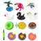 Inflatable Drink Holders, Drink Floats Inflatable Cup Coasters for Pool Party and Kids Bath Toys (12 Pack, 12 Pattern)