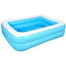 Inflatable Pool Rectangular Family Swimming Pool Pool for Toddlers Kids Baby Outdoor Garden Backyard Yard Summer Swim Center,128 85 45cm